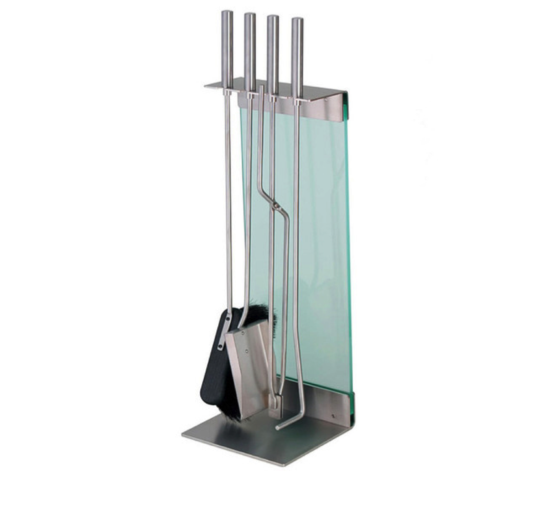 Conmoto, Sebastian Buscher Teras Fireplace Tools with Stand, Fireplace, Sebastian David Büscher,