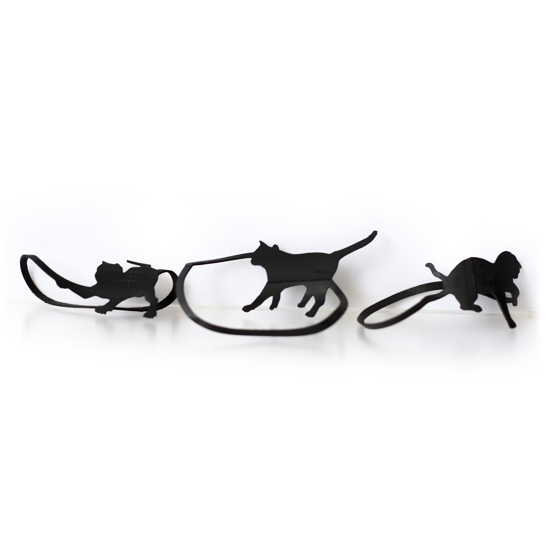 Black & White Cat Glasses Holder