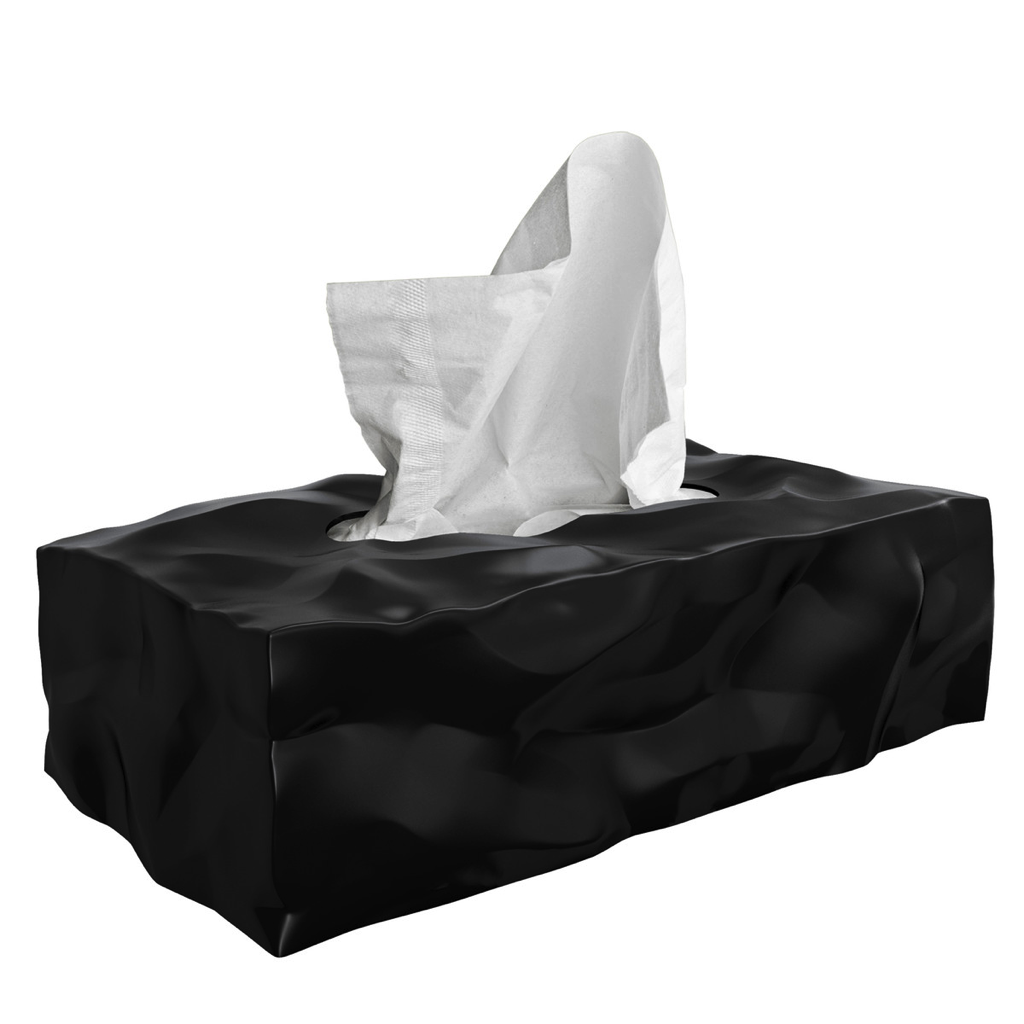 Essey, Rectangular Tissue Holder, Graphite, Tissue Holder,