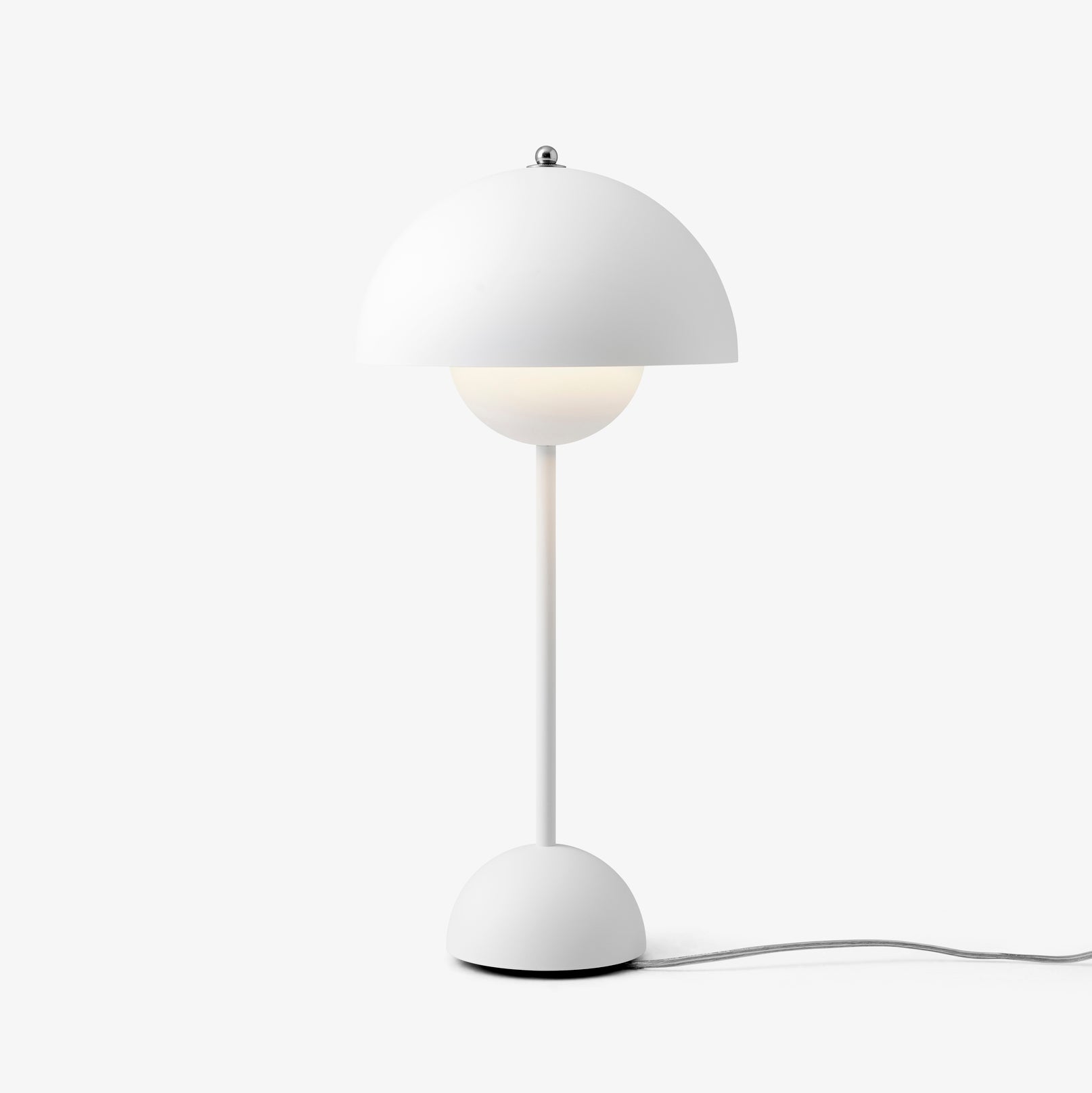 &Tradition, Flowerpot Table Lamp VP3, White, Table / Task, Verner Panton,  Verner Panton