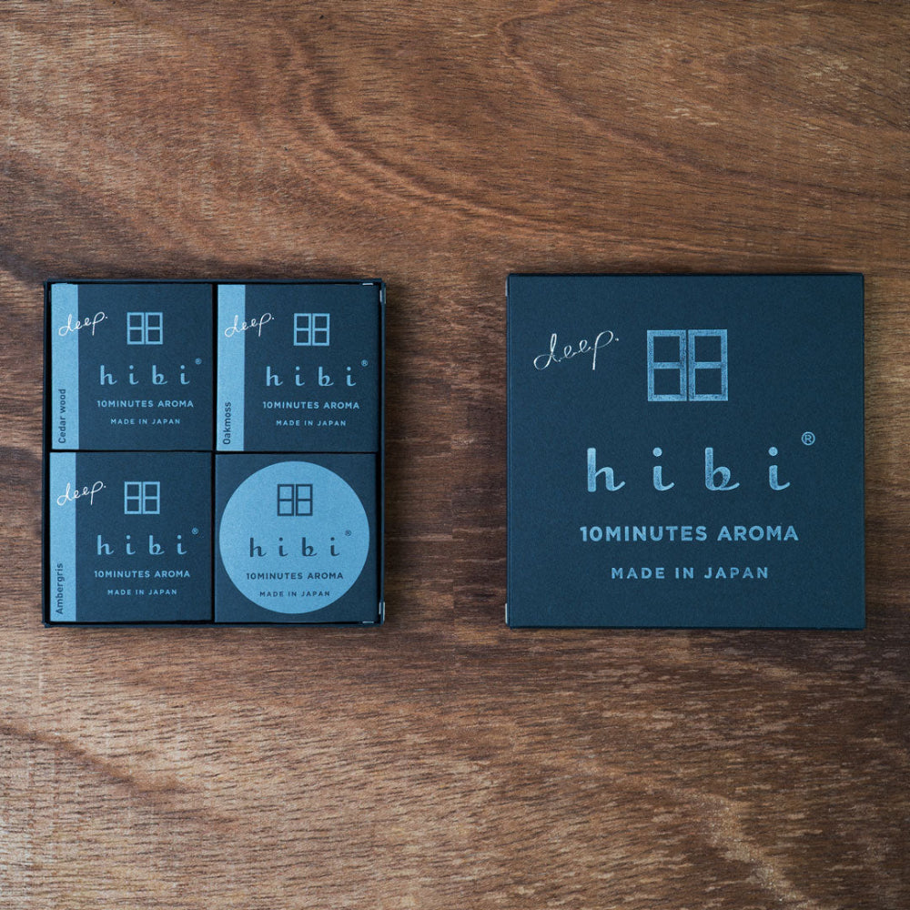 Hibi Match, Gift Box 3 Assorted Deep Fragrances, Incense,