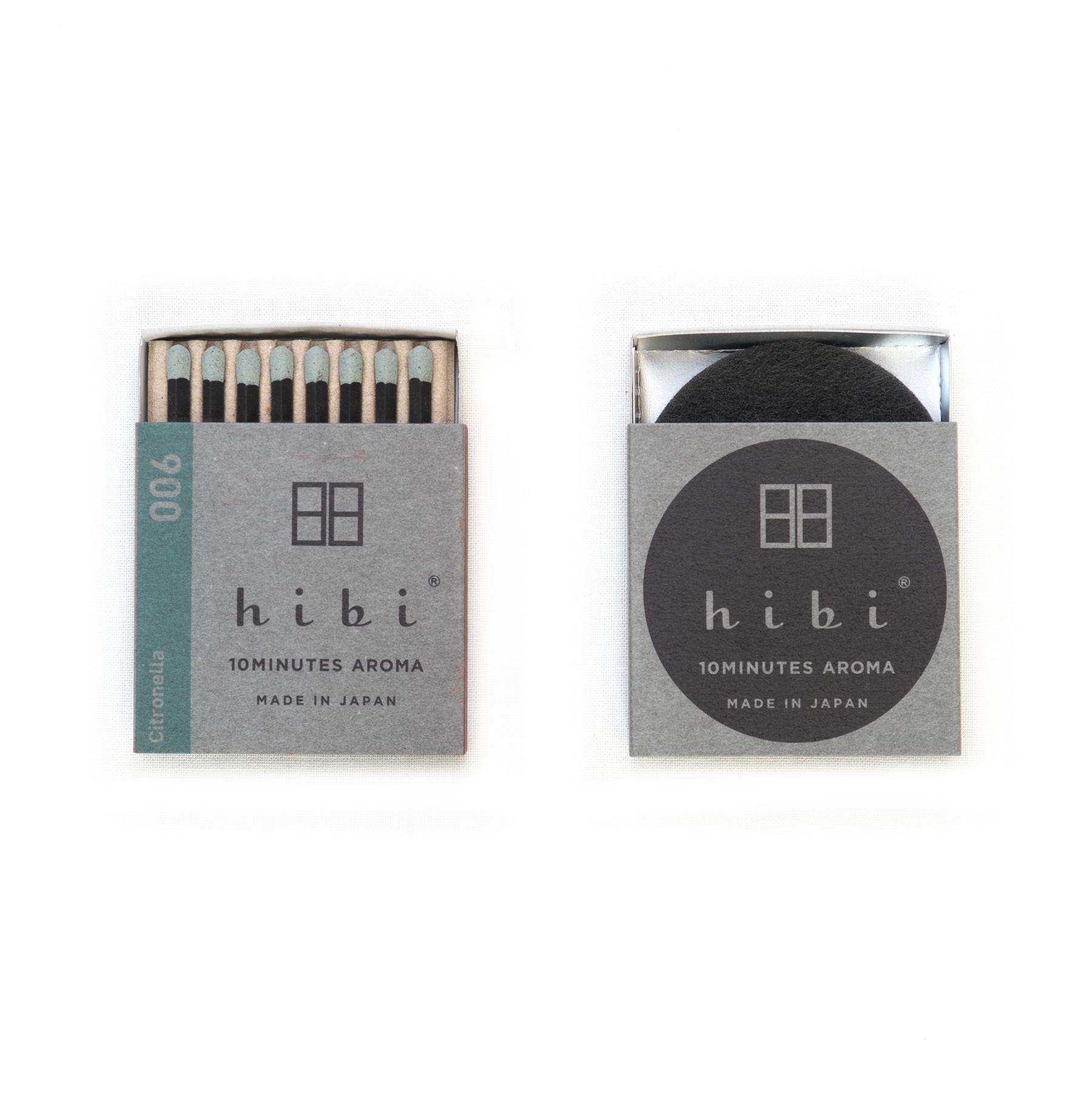 Hibi Incense Matches, a unique and convenient incense product where each matchstick ignites into a calming, aromatic incense, offering a soothing experience in a compact form.