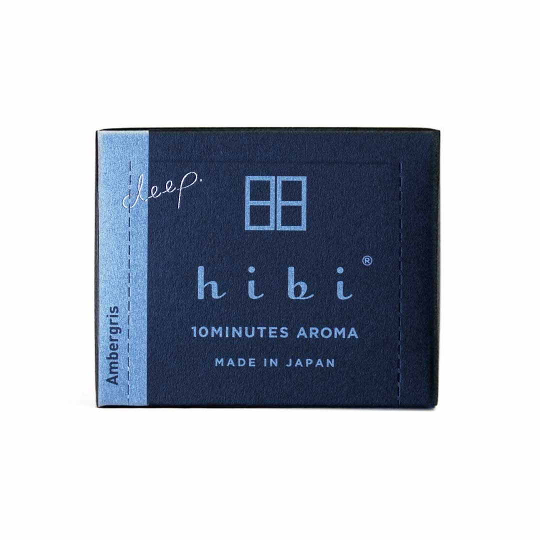 Hibi Incense Matches, a unique and convenient incense product where each matchstick ignites into a calming, aromatic incense, offering a soothing experience in a compact form.