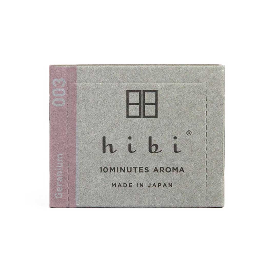 Hibi Incense Matches, a unique and convenient incense product where each matchstick ignites into a calming, aromatic incense, offering a soothing experience in a compact form.