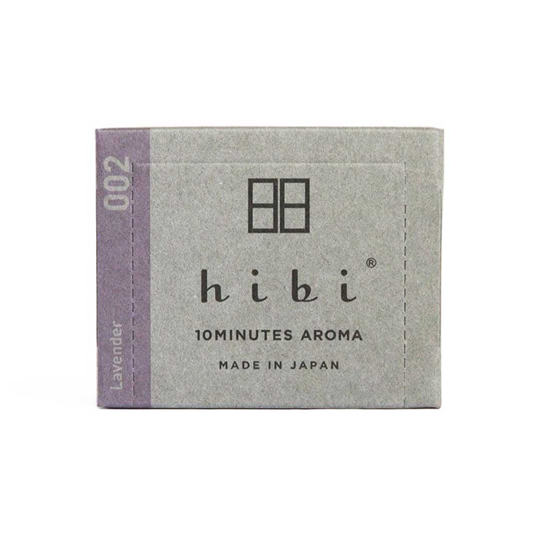 Hibi Incense Matches, a unique and convenient incense product where each matchstick ignites into a calming, aromatic incense, offering a soothing experience in a compact form.