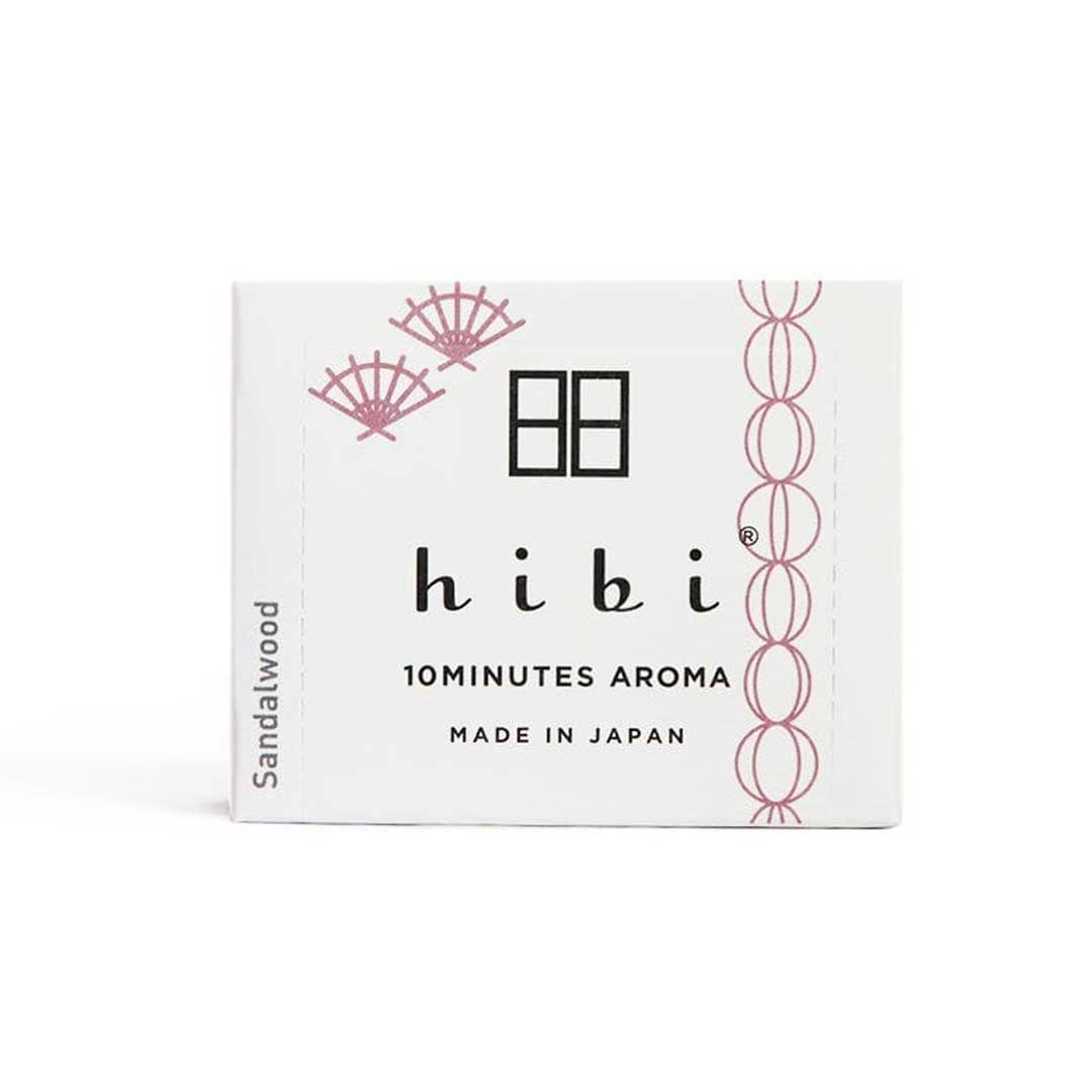 Hibi Incense Matches, a unique and convenient incense product where each matchstick ignites into a calming, aromatic incense, offering a soothing experience in a compact form.