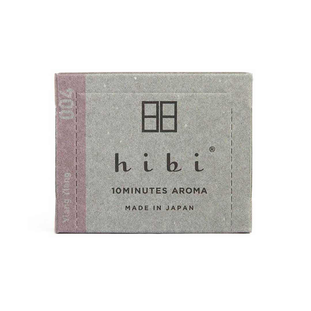 Hibi Incense Matches, a unique and convenient incense product where each matchstick ignites into a calming, aromatic incense, offering a soothing experience in a compact form.