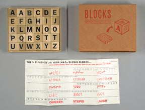 IC Design, Tibor Kalman Global Alphabet Blocks, Toys & Games,