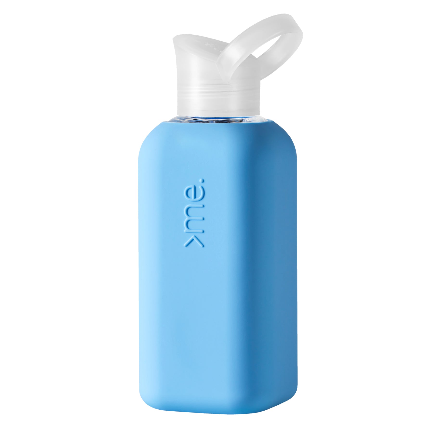 Squireme, Glass Bottle with Silicone Sleeve, Water Bottle,