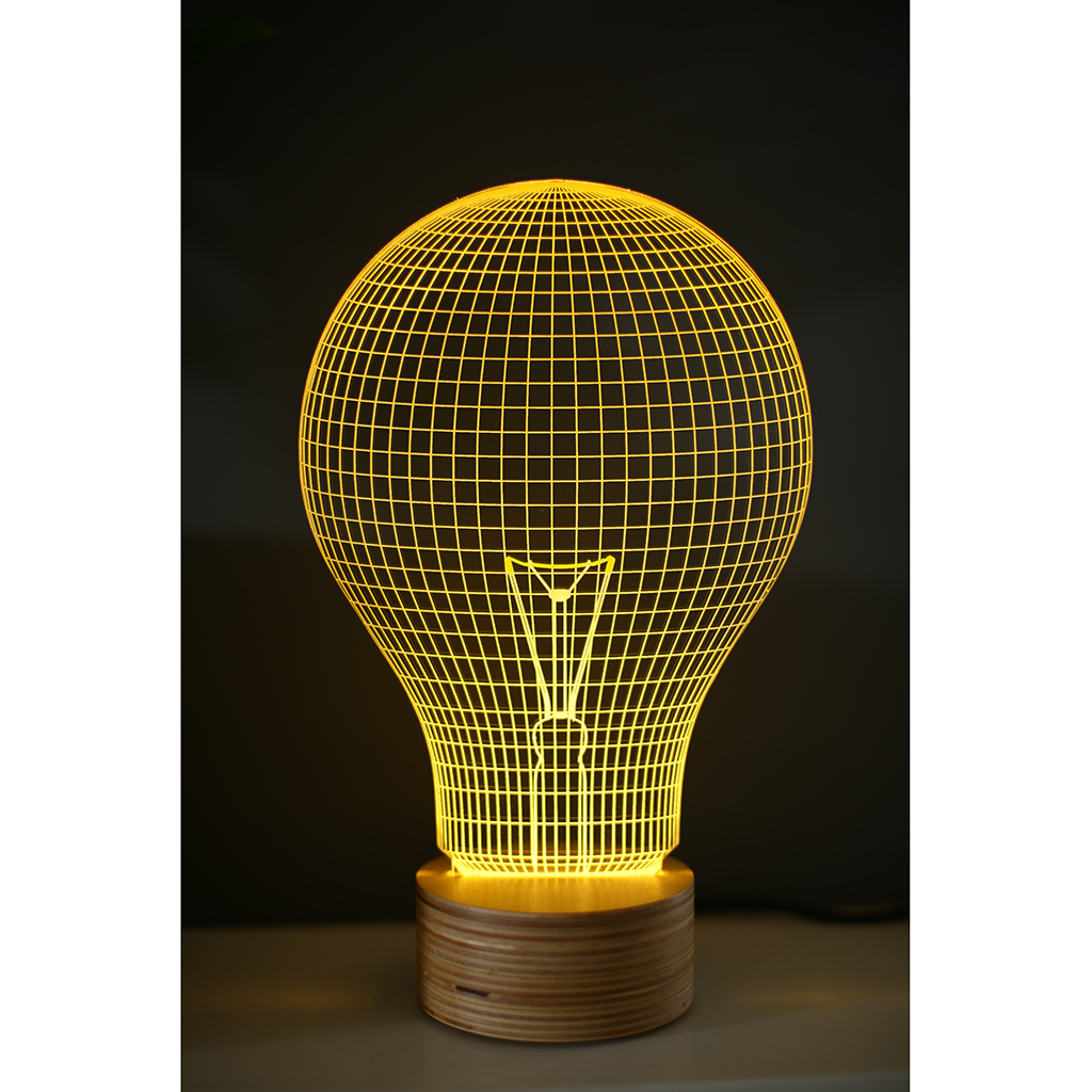 Studio Cheha, Yellow Bulb Lamp, Table / Task,