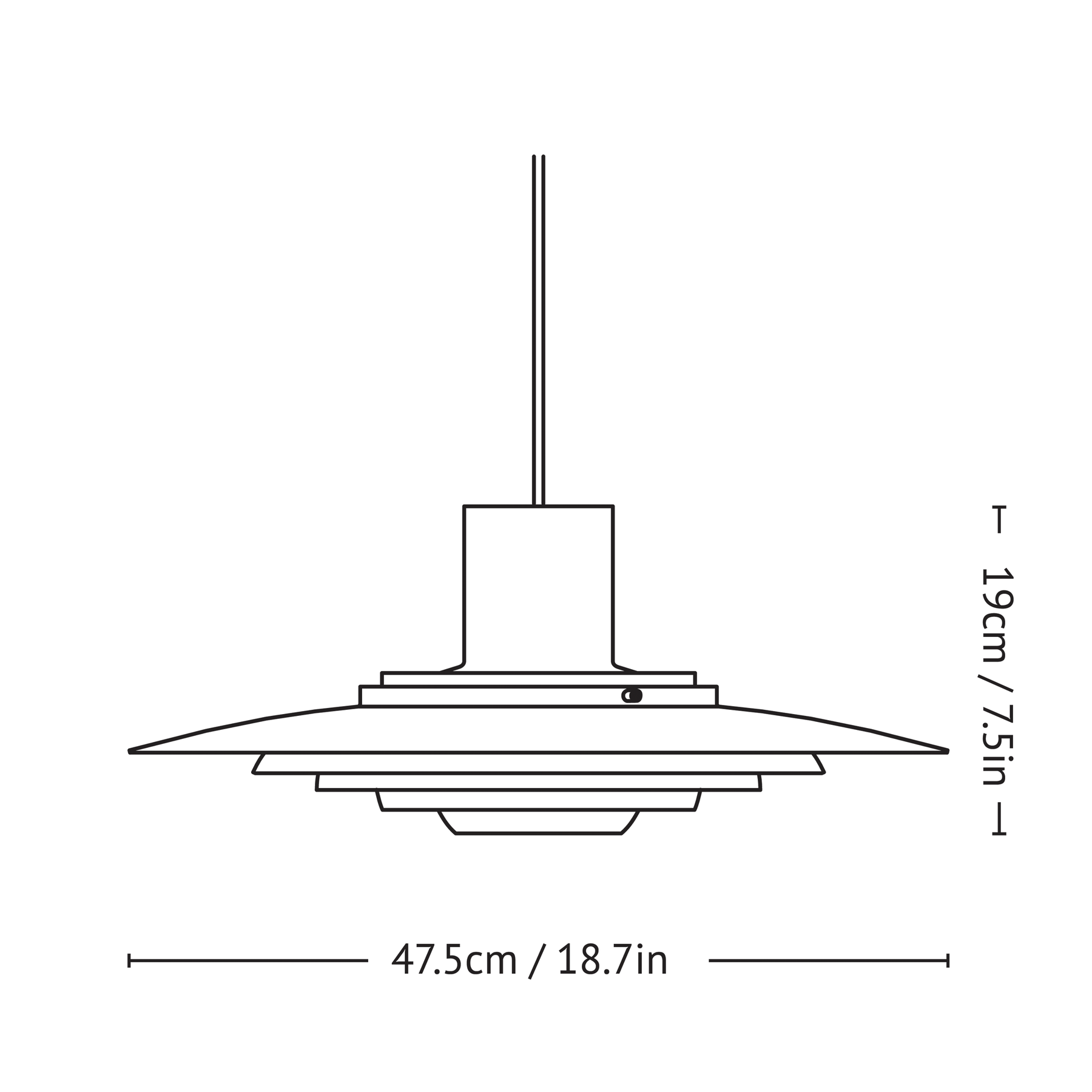 &Tradition, P376 Pendant KF1, Pendant,