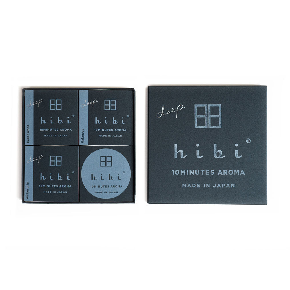 Hibi Match, Gift Box 3 Assorted Deep Fragrances, Incense,