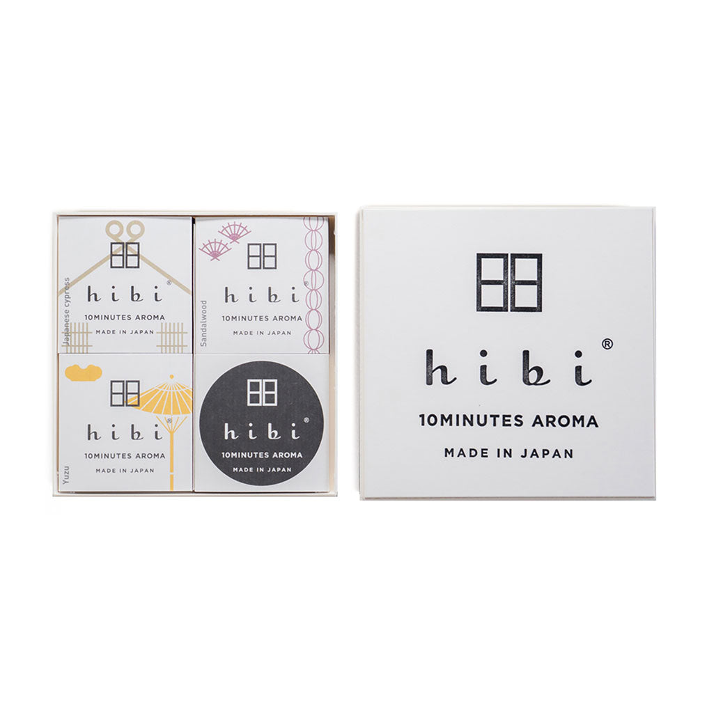 Hibi Match, Gift Box 3 Assorted Fragrances, Incense,
