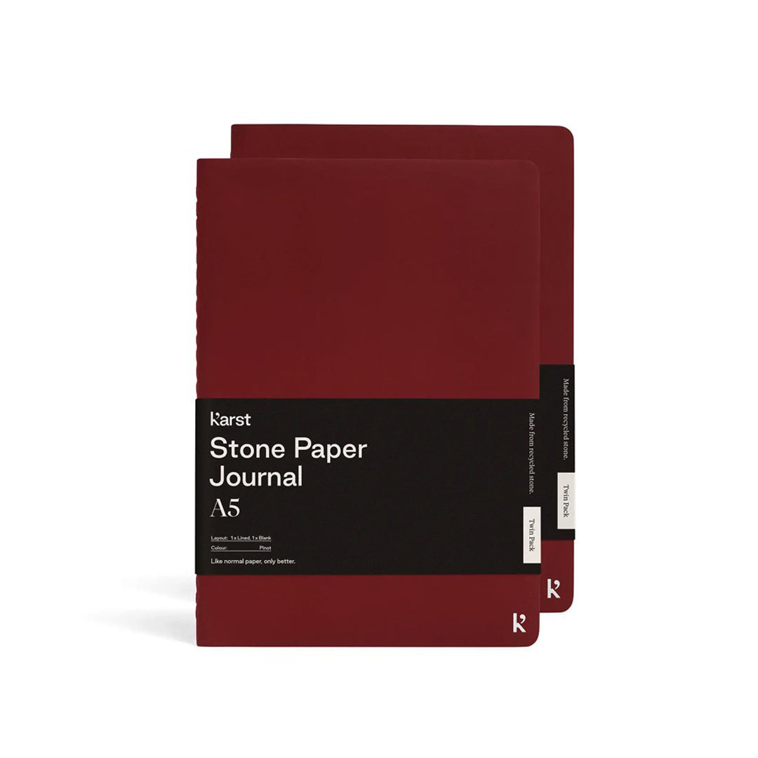 Karst, A5 Softcover Daily Journal Twin Pack, Notebook,