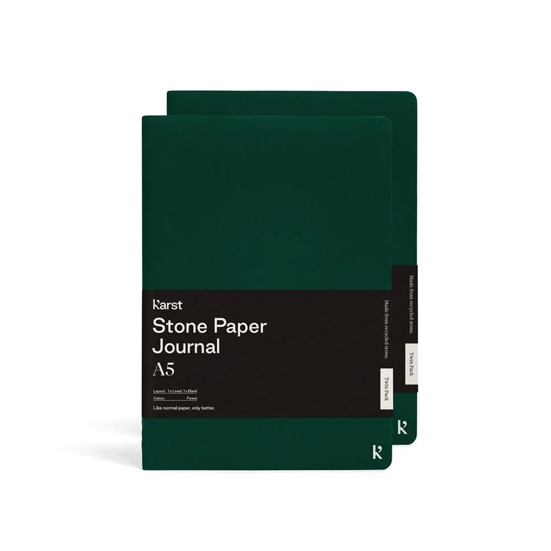 Karst, A5 Softcover Daily Journal Twin Pack, Notebook,