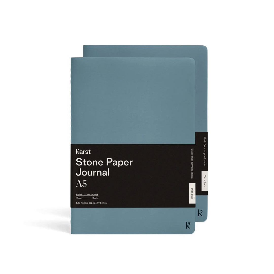 Karst, A5 Softcover Daily Journal Twin Pack, Notebook,