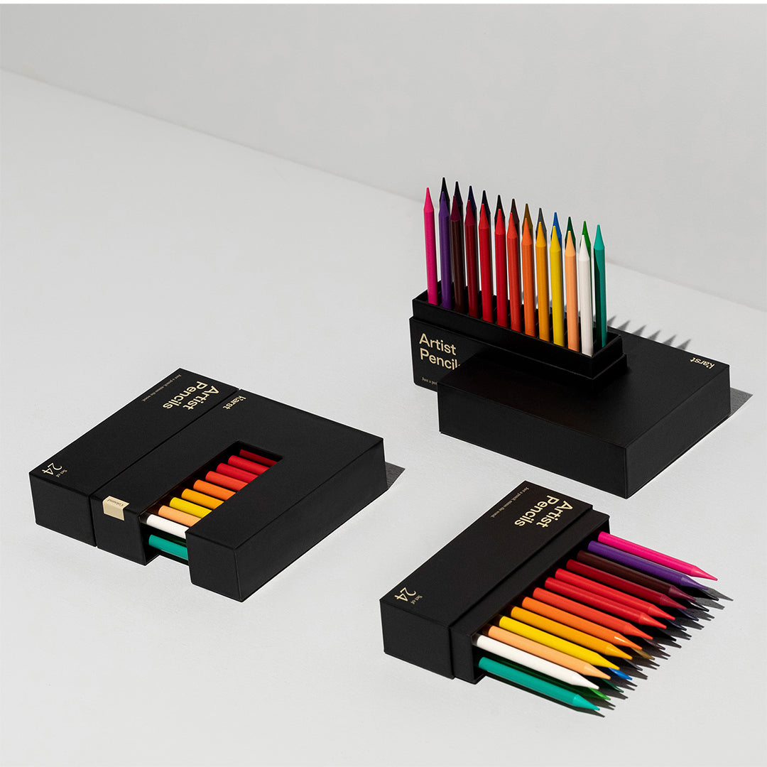 Karst, Woodless Artist Pencils Set of 24, Pens & Pencils,