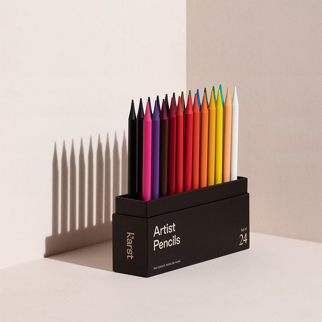 Karst, Woodless Artist Pencils Set of 24, Pens & Pencils,
