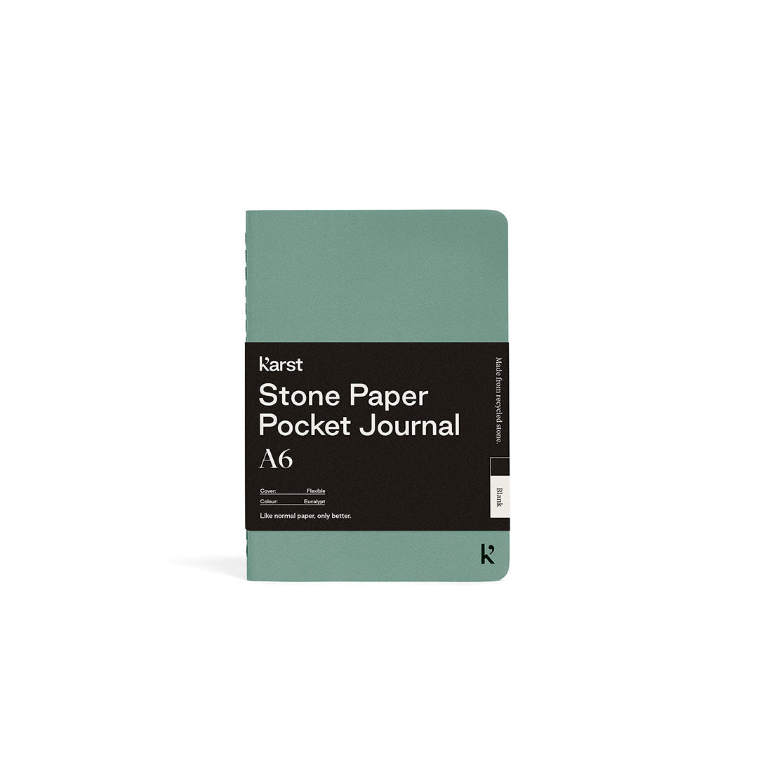 Karst, A6 Pocket Journal Blank, Eucalypt, Notebook,
