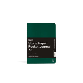Karst, A6 Pocket Journal Blank, Stone, Notebook,