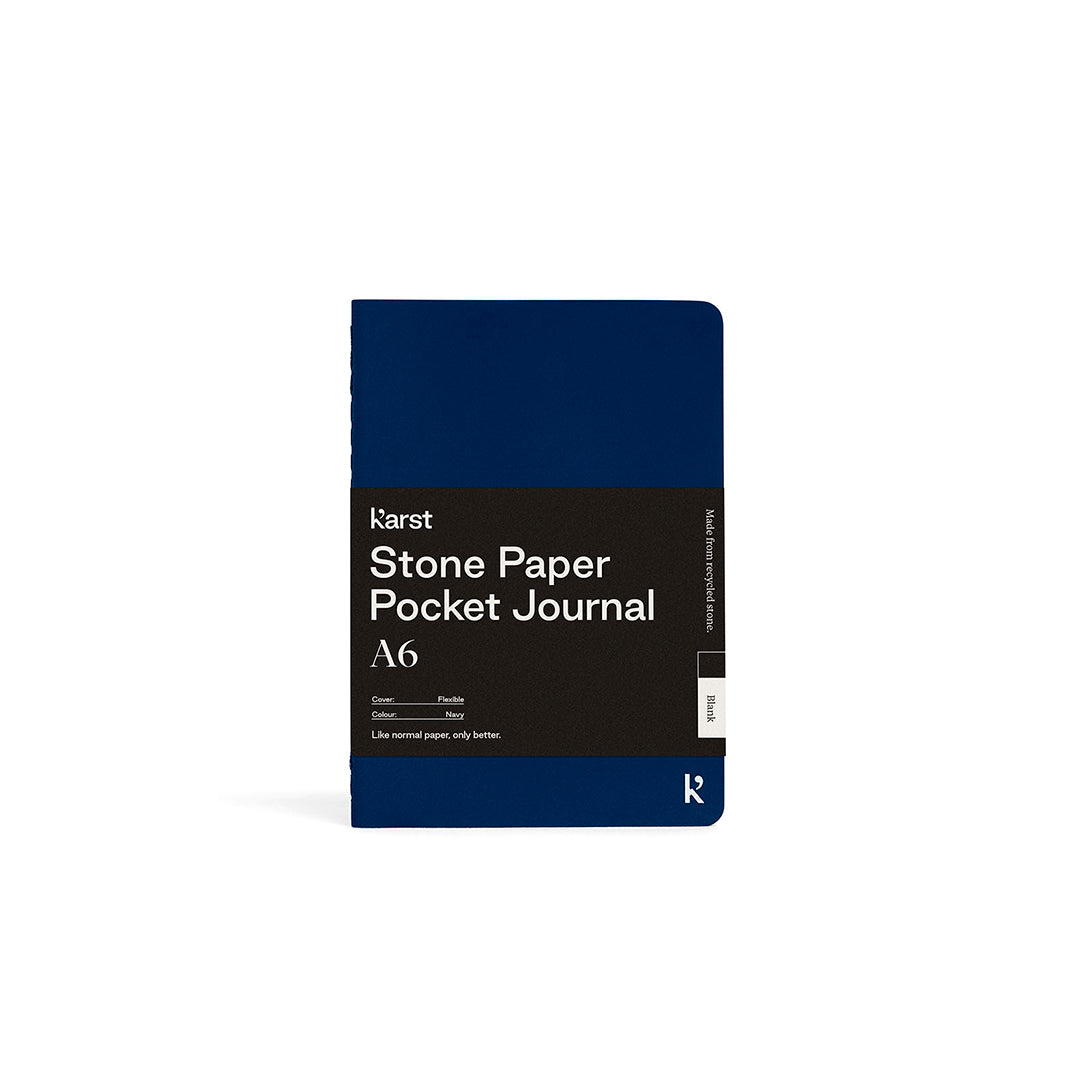 Karst, A6 Pocket Journal Blank, Turmeric, Notebook,