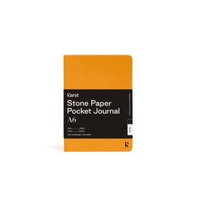 Karst, A6 Pocket Journal Blank, Slate, Notebook,