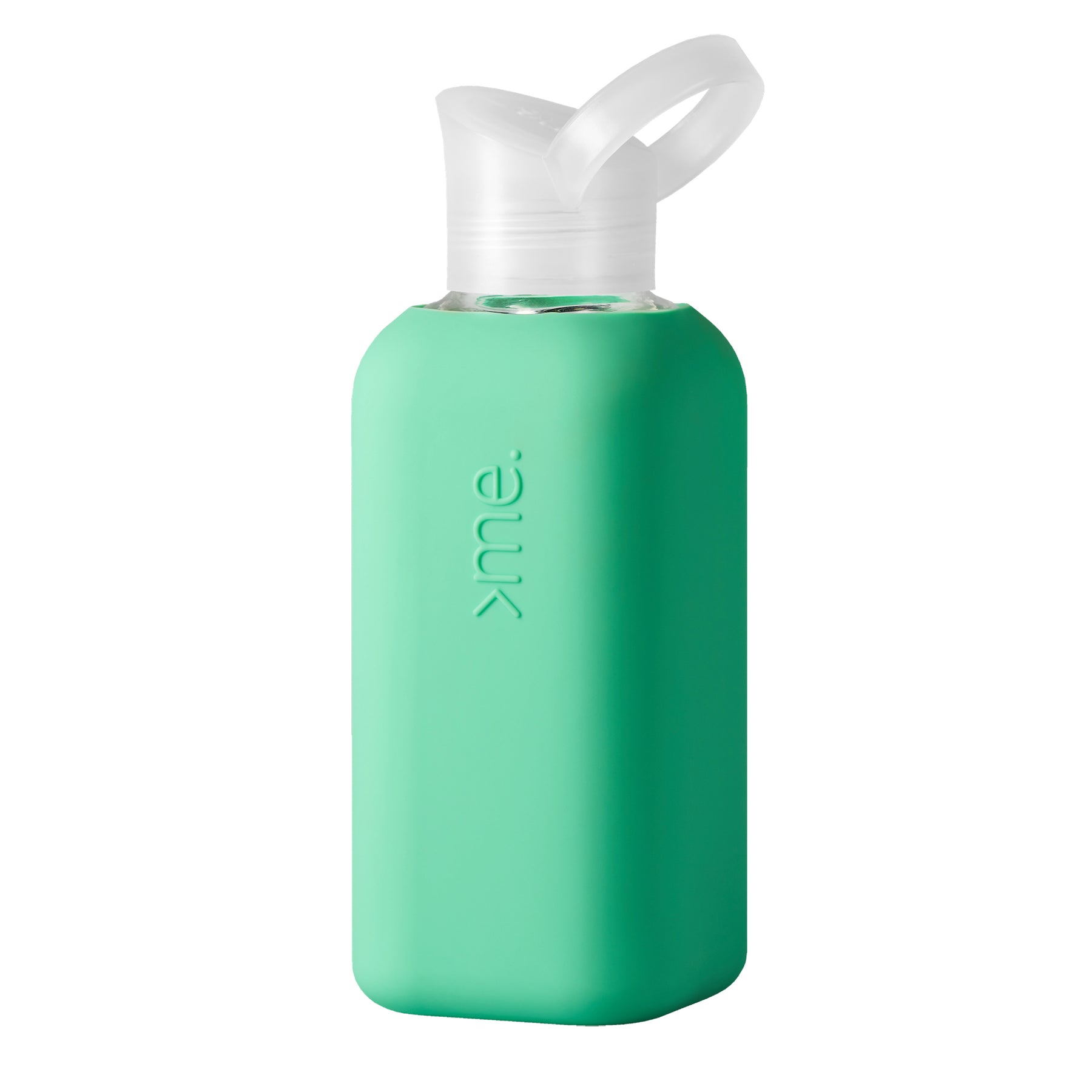 Squireme, Glass Bottle with Silicone Sleeve, Water Bottle,