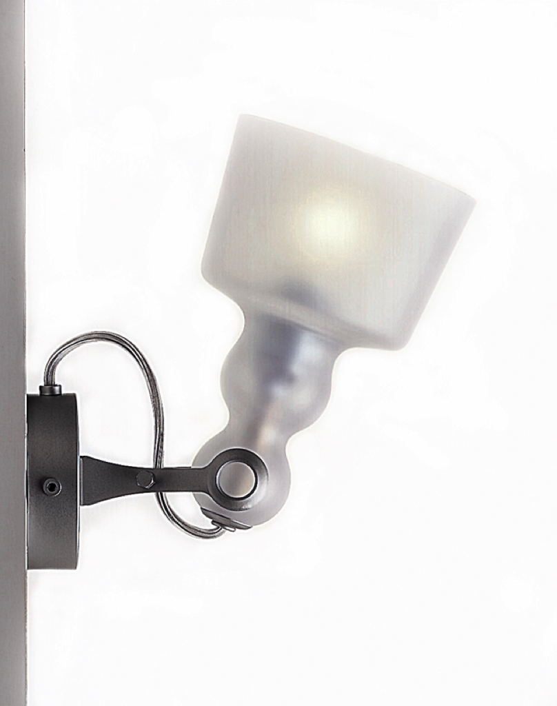 Produzione Privata, Acquaparete Wall Lamp, Sanded Glass, Wall / Sconce, Michele De Lucchi,