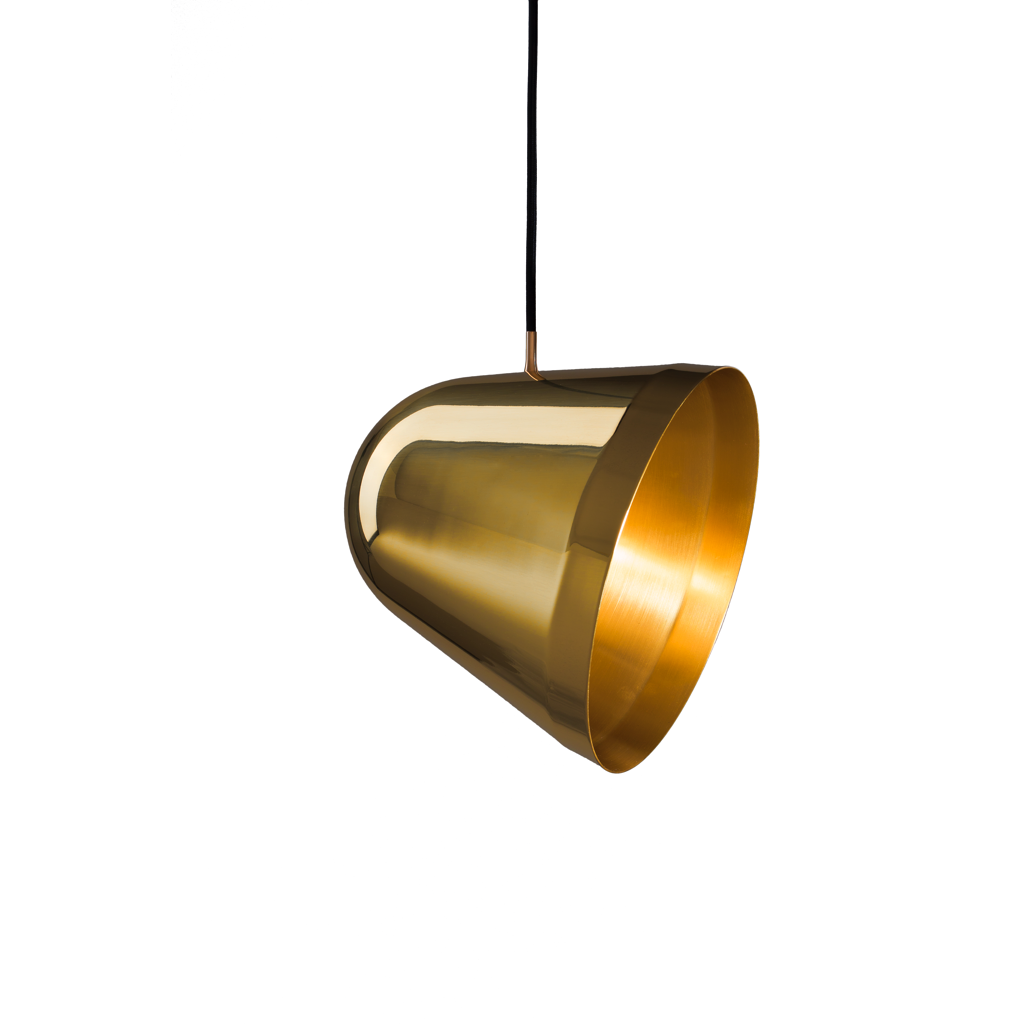 NYTA, Tilt Brass Pendant Large, Pendant,