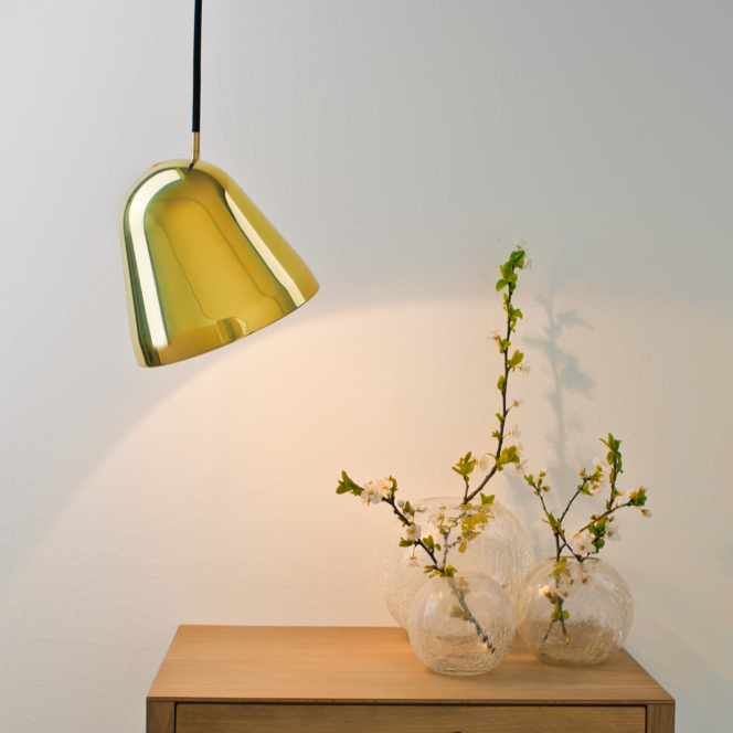 NYTA, Tilt Brass Pendant Large, Pendant,