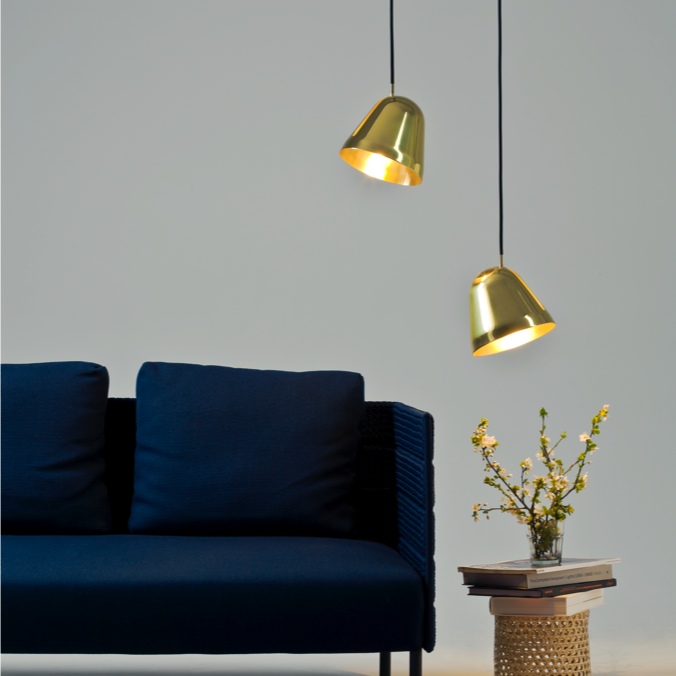 NYTA, Tilt Brass Pendant Large, Pendant,