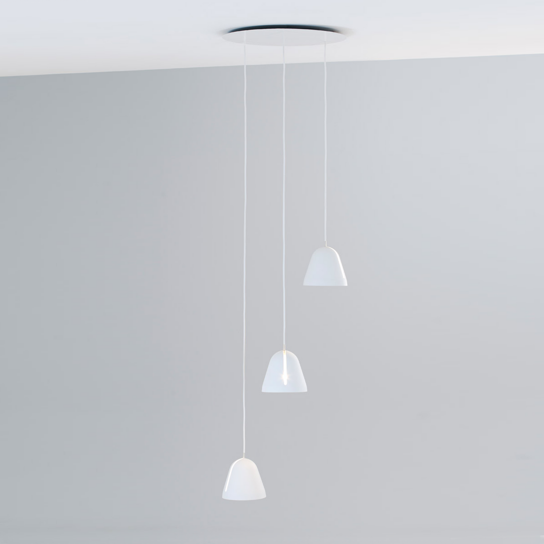 NYTA, Multiple Canopy, Multiple 5 White, Pendant,