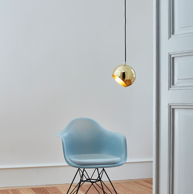 NYTA, Tilt Globe Pendant Brass, Pendant,