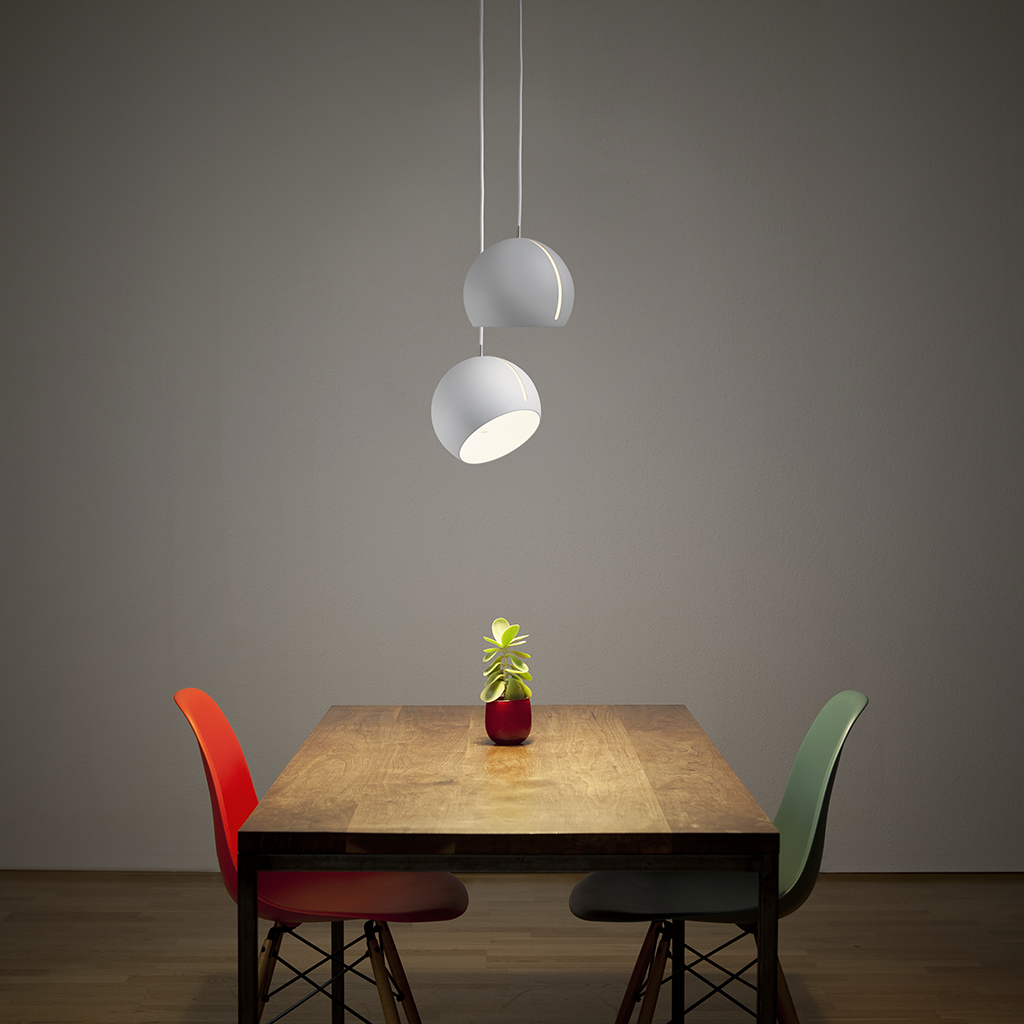 NYTA, Tilt Globe Pendant, Matte Grey, Pendant,