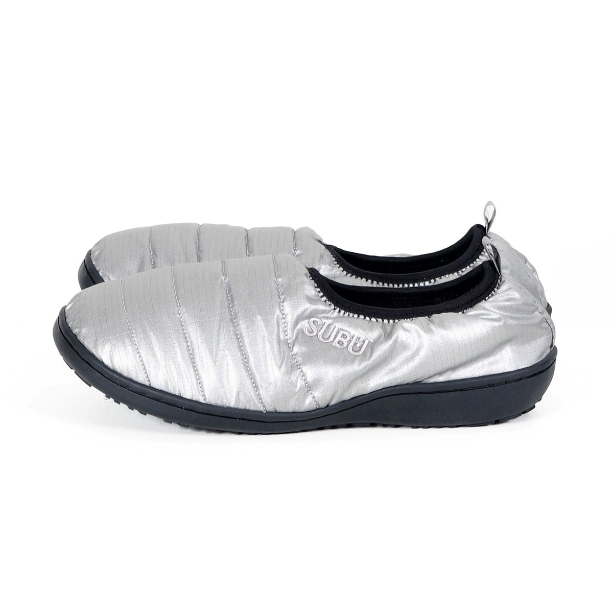 SUBU, Packable Slippers Foil Silver, 3, Slippers,