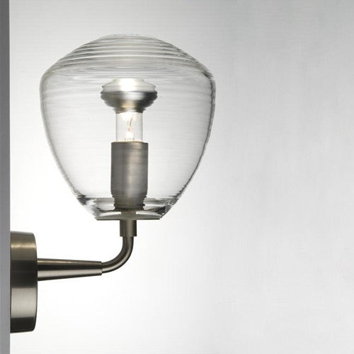 Produzione Privata, Perseo 15 Sconce, Transparent Glass, Wall / Sconce, Michele De Lucchi,