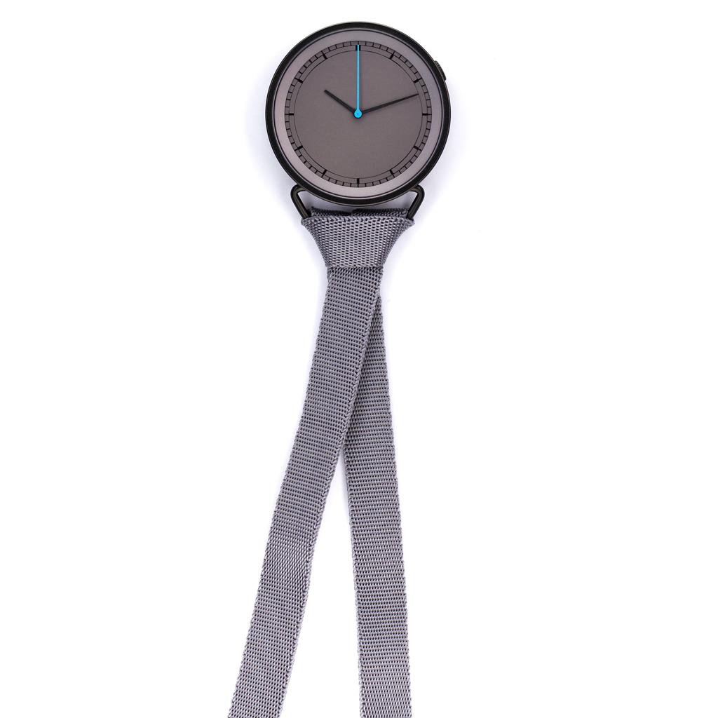 MUW, Kasper & Rikke Salto Neck Watch Gray Dial, Analog Watch,