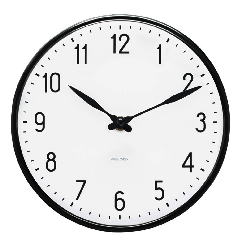 Rosendahl, Arne Jacobsen Station Wall Clock, Size, 18.9 in dia., Wall Clock,