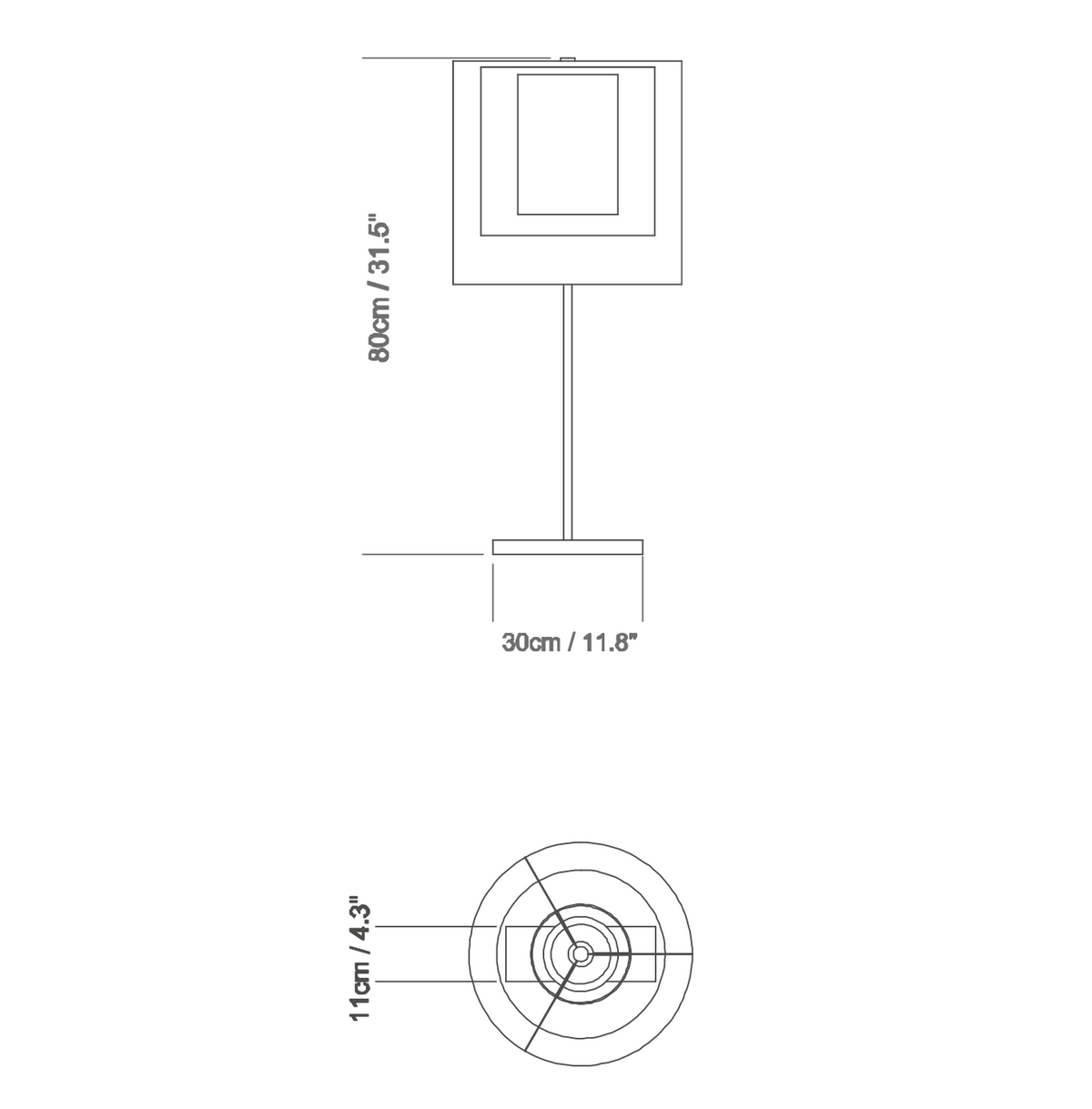 Santa & Cole, Moare Table Light Structure, Table / Task,