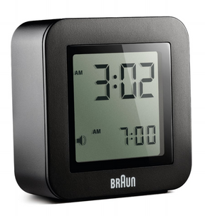 Braun, Digital Alarm Clock BN-C018, Black, Alarm Clock,