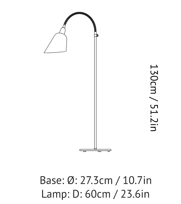 &Tradition, Bellevue Floor Lamp AJ7, Floor,