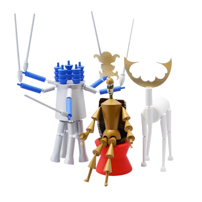 IC Design, Sophie Taeuber-Arp 1918 Dada Marionettes, The Stag, Posable Marionette, Sophie Tabuer-Arp,