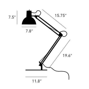Midgard, Spring Balanced Table Lamp, Table / Task,