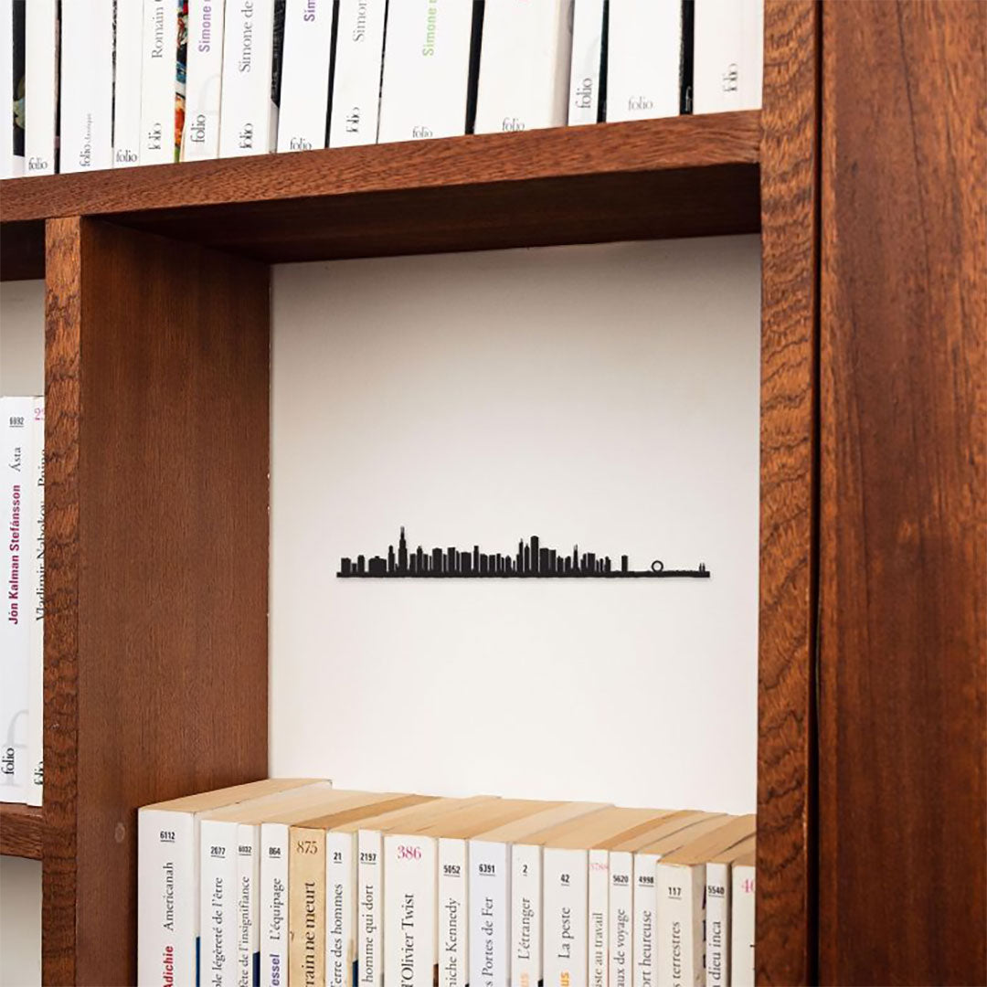 The Line, 7.5" City Skyline Silhouette Mini, Decorative,