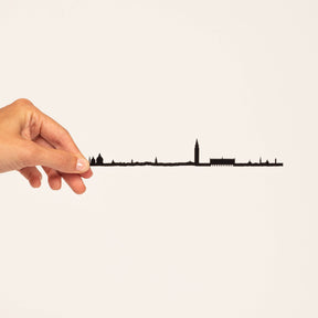 The Line, 7.5" City Skyline Silhouette Mini, Decorative,