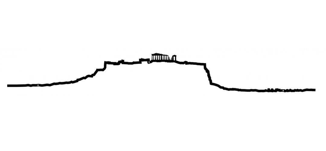 The Line, 19.5" City Skyline Silhouette, Chicago, Decorative,