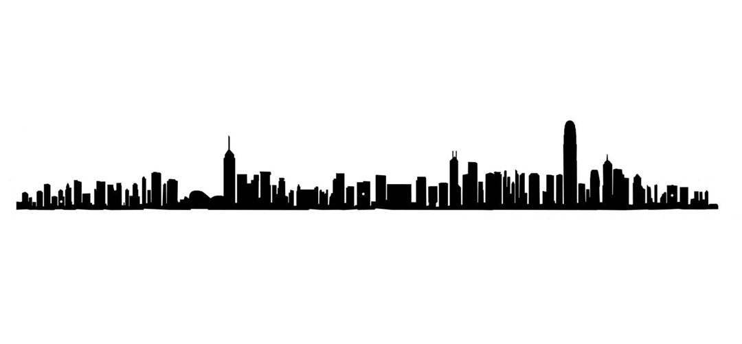 The Line, 19.5" City Skyline Silhouette, Jerusalem, Decorative,