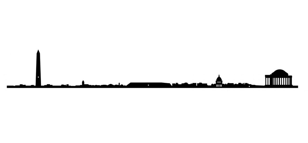 The Line, 19.5" City Skyline Silhouette, Toronto, Decorative,