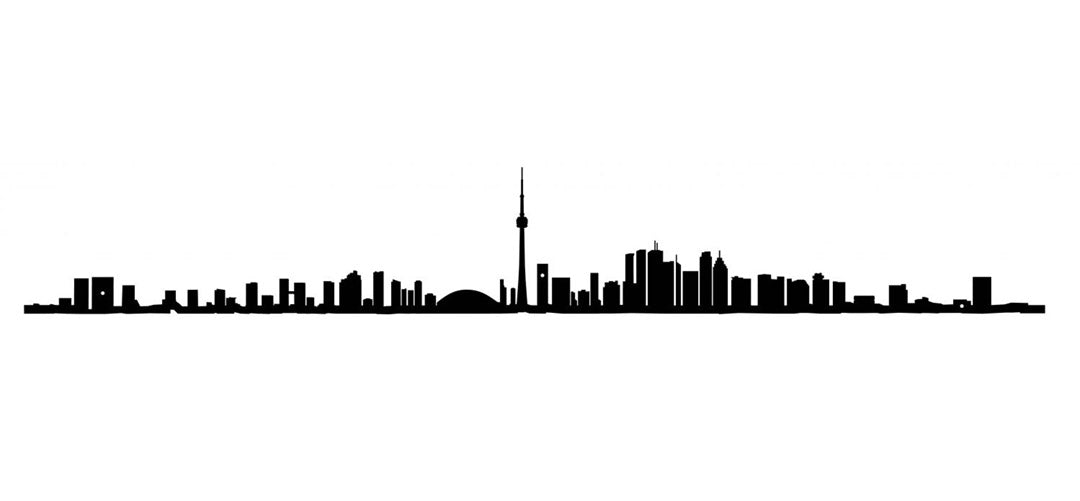 The Line, 19.5" City Skyline Silhouette, Sydney, Decorative,