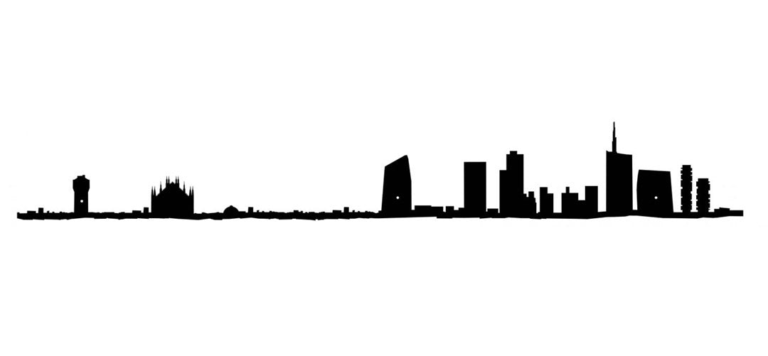 The Line, 19.5" City Skyline Silhouette, Mont Saint Michel, Decorative,